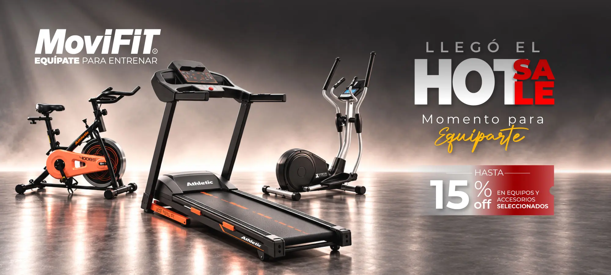 Hot Sale Movifit: hasta 15% off en equipos y accesorios seleccionados